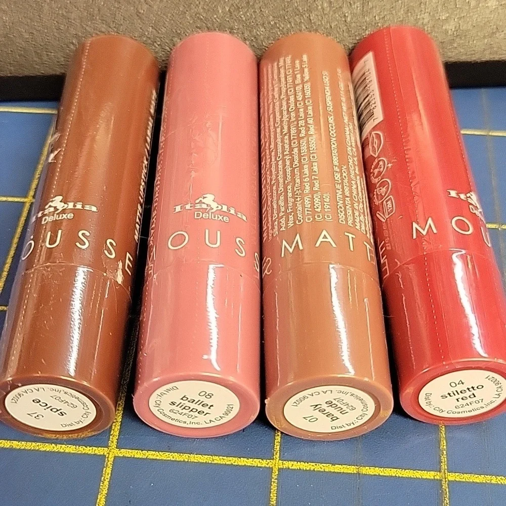 Italia Mousse Matte Lipstick Set of 4